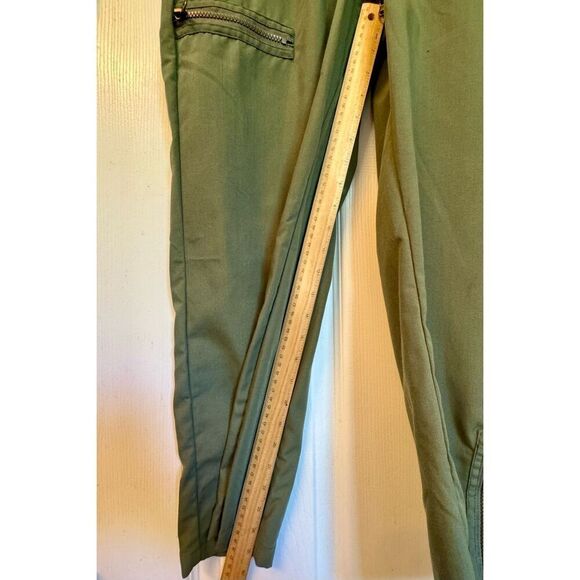 Leg Avenue TopGun USA Costume Pilot Flightsuit Army Green Jumpsuit Women's Large - Picture 10 of 11